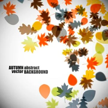 Autumn background Stock Illustration