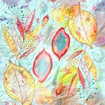 Autumn background Stock Illustration