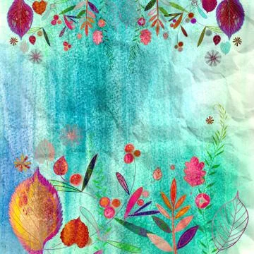 Autumn background Illustrazione stock