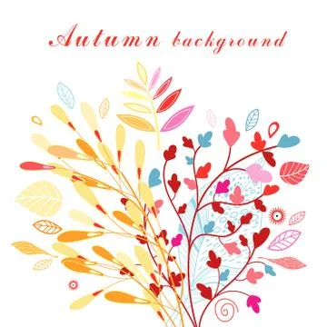 Autumn background Stock Illustration