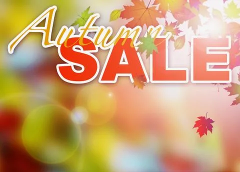 Autumn background Stock Illustration