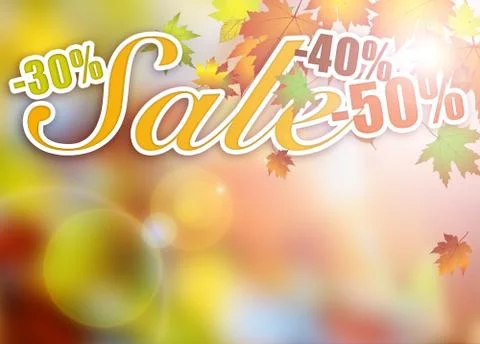 Autumn background Stock Illustration