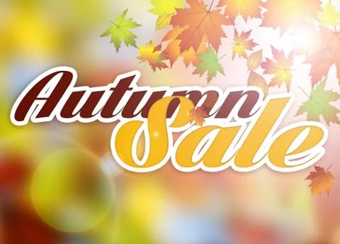 Autumn background Stock Illustration