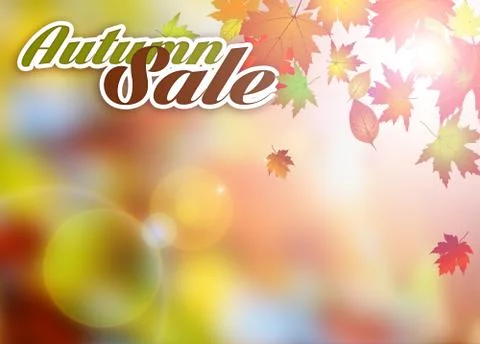 Autumn background Stock Illustration
