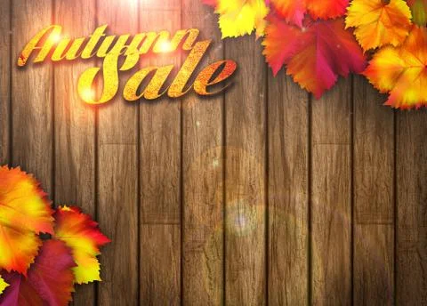 Autumn background Stock Illustration