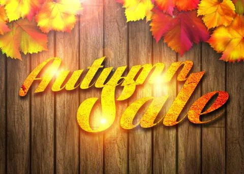 Autumn background Stock Illustration