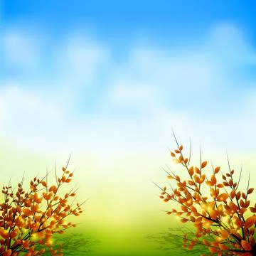 Autumn background Stock Illustration