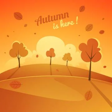 Autumn Background Stock Illustration