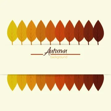 Autumn background Stock Illustration