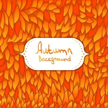 Autumn background Stock Illustration