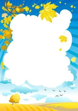 Autumn background Stock Illustration