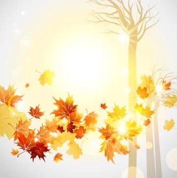 Autumn background Stock Illustration