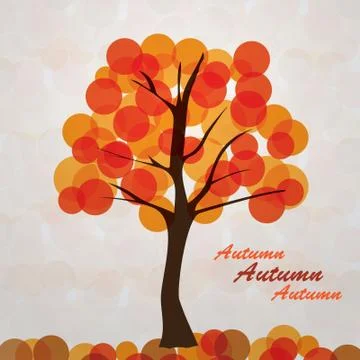 Autumn Background Stock Illustration