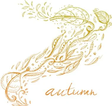 Autumn background Stock Illustration