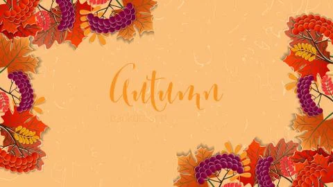 Autumn background 库存插图