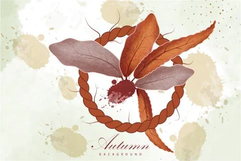 Autumn background. Stock Illustration