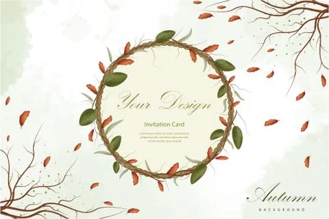 Autumn background. Stock Illustration