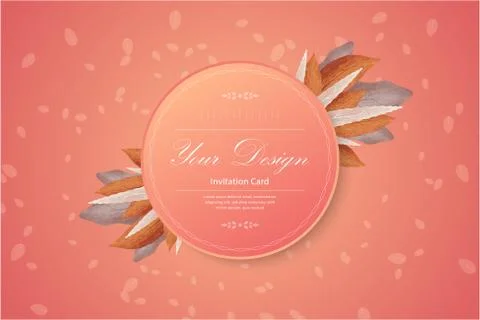 Autumn background. Illustrazione stock