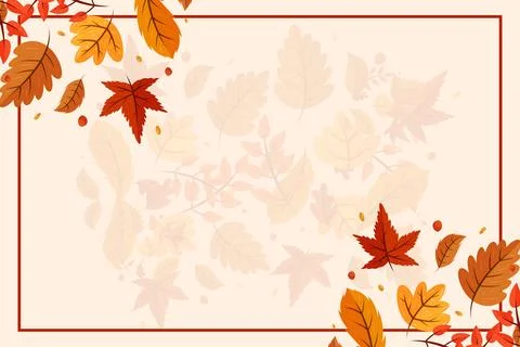 Autumn background Stock Illustration