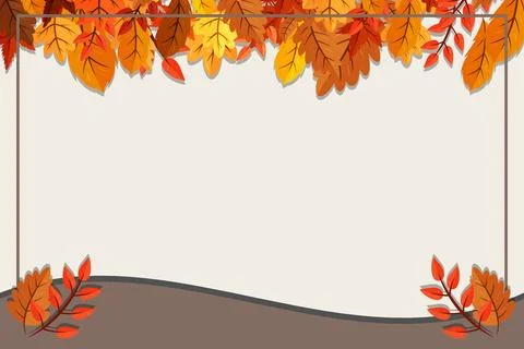 Autumn background Stock Illustration