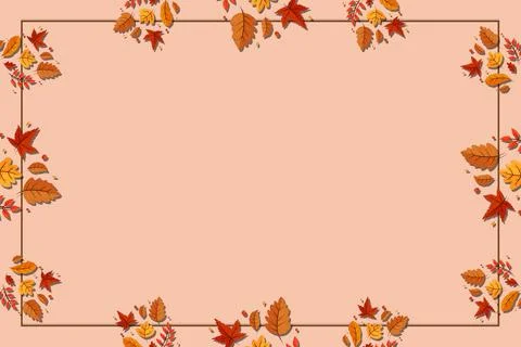 Autumn background Stock Illustration
