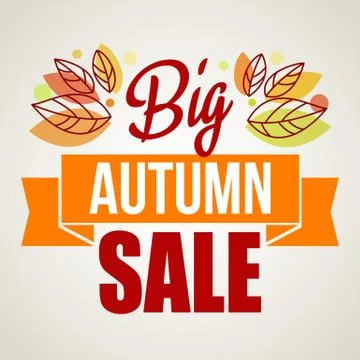 Autumn background with leaves. Stock Illustration