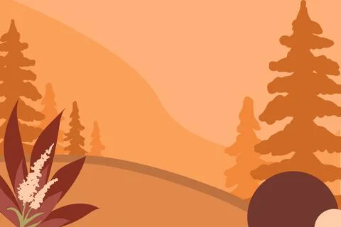 Autumn Background Vector Stock Illustration
