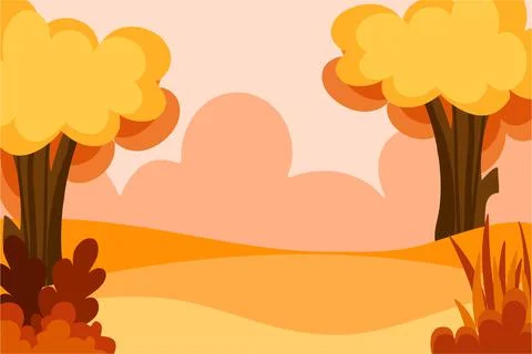 Autumn Background Vector Stock Illustration
