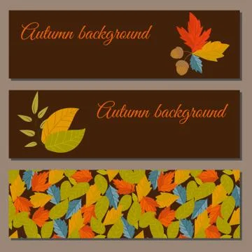 Autumn background vector illustration Illustrazione stock