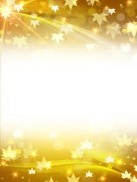 Autumn background with white space Stock Illustration