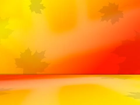 Autumn background yellow beige studio room abstract shadow on wall floor Stock Illustration
