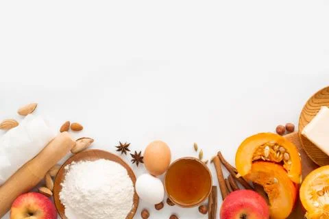 Autumn baking background 스톡 사진