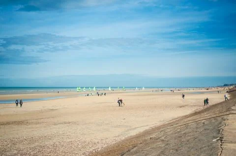 Autumn at the beach Stock Photos