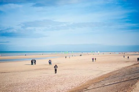 Autumn at the beach Stock Photos