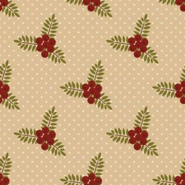 Autumn berries Stock Illustration