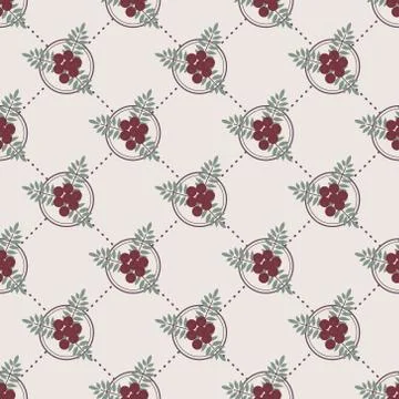 Autumn berries Stock Illustration