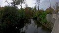 Autumn bridge river impression in Brunswick city - Braunschweig 4k or 4k+ Resolution