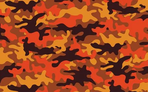 Autumn Camo Texture Stock Illustration