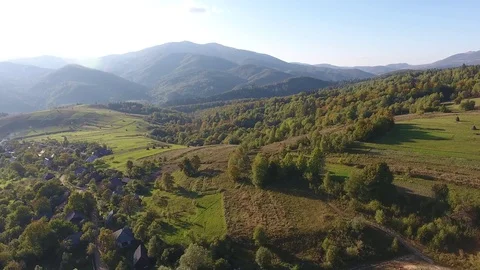 Autumn Carpathians Stock Footage 122386727