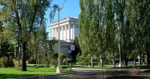 Autumn city Stock Footage 97994874