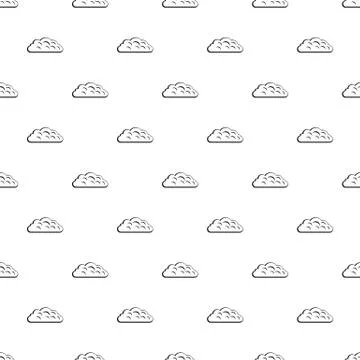 Autumn cloud pattern vector Stock Illustration