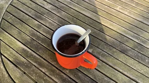 Autumn coffee Stock Footage 137954484