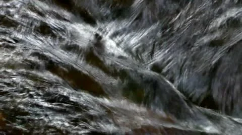 The autumn, cold raging water, will approach for a back background Vidéo 10593715