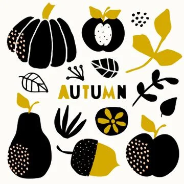 Autumn Collection Stock-Illustration