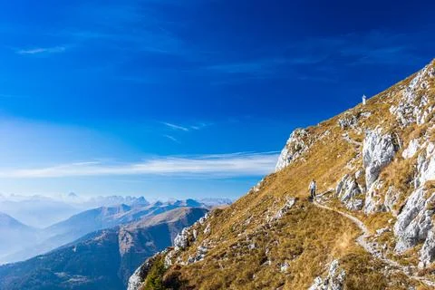 Autumn colors are exploding in the woods of Carnic Alps Foto stock