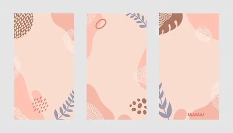 Autumn colors flat design vector background fall Stock Illustration