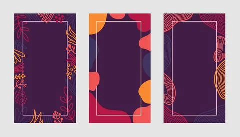 Autumn colors flat design vector background fall Stock Illustration