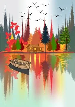 Autumn colors, Stock Illustration