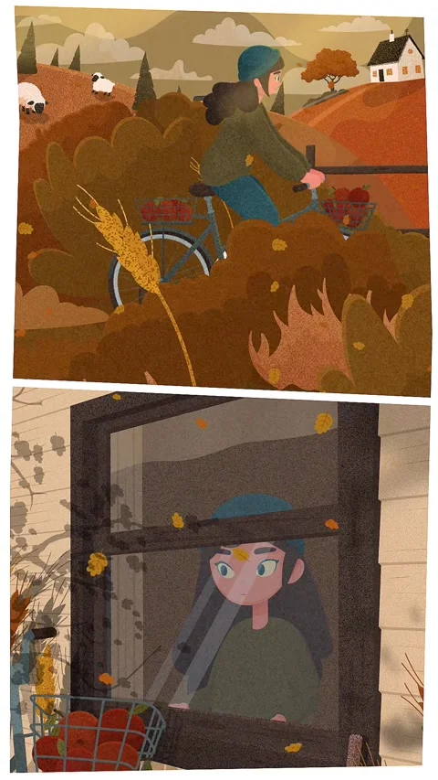 Autumn Comic Stories 2  After Effects	Stock