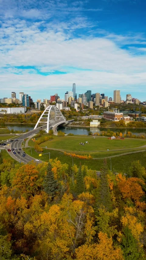 Autumn is coming to Edmonton Stock Footage 316188656